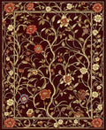 Regal Floral Vine Pattern Rug