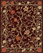 Regal Floral Vine Pattern Rug