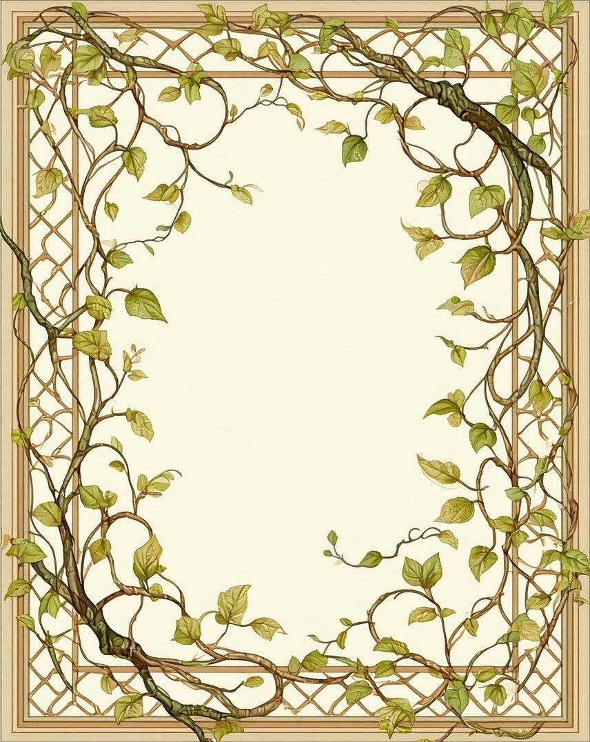 Vines Geometric Pattern Rug