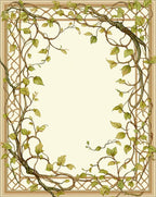 Vines Geometric Pattern Rug