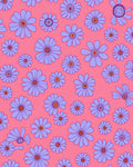 Daisy Pattern Funky Floral Design Rug