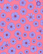 Daisy Pattern Funky Floral Design Rug