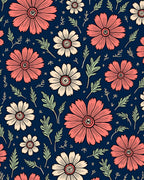 Charming Floral Pattern Rug