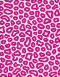 Hot Pink Leopard Print Pattern Rug