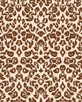 Brown Beige Organic Pattern Rug
