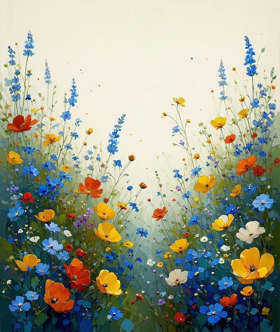 Wildflower Meadow Artwork Rug