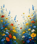 Wildflower Meadow Artwork Rug
