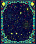 Celestial Starry Night Garden Rug
