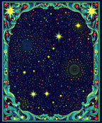Celestial Starry Night Garden Rug