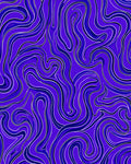 Abstract Swirling Lines Pattern Rug