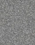 Abstract Organic Black White Lines Rug