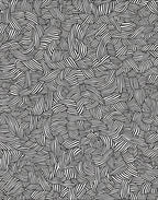 Abstract Organic Black White Lines Rug