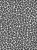 Classic Black White Animal Print Rug