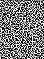 Classic Black White Animal Print Rug