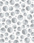 Abstract Cracked Circles Pattern Rug