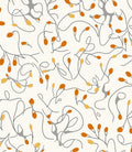 Modern Floral Vine Pattern Rug
