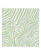 Wavy Wood Grain Green Gold Rug