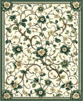 Elegant Floral Vine Pattern Rug