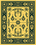 Emerald Botanical Garden Floral Rug