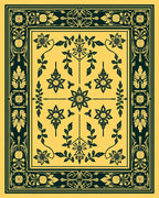 Emerald Botanical Garden Floral Rug