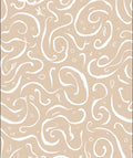 Abstract Swirls Whimsical Pattern Rug