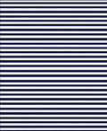Classic Navy and White Stripe Pattern Rug