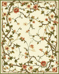 Vine And Blossom Pattern Rug