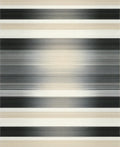 Monochromatic Gradient Stripe Linear Design Rug