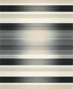 Monochromatic Gradient Stripe Linear Design Rug