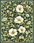 Classic Floral Vine Pattern Rug