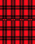 Crimson Tartan Buffalo Check Rug