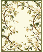 Botanical Branches Floral Delight Rug