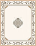 Ornate Floral Border With Center Medallion Rug