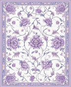 Elegant Floral Vines Pattern Rug