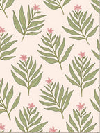 Leaf And Flower Pattern Rug