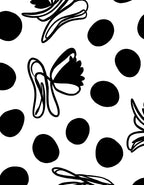 Abstract Blossom Dot Pattern Rug
