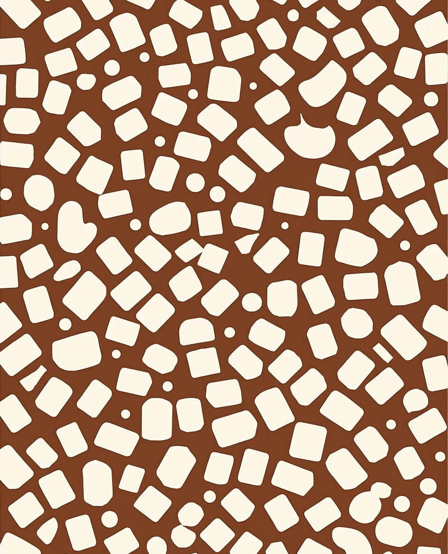 Abstract Organic Spot Pattern Rug