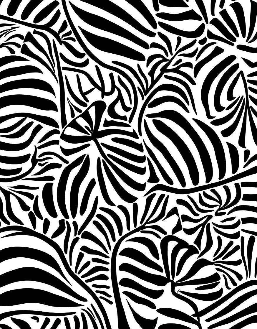 Bold Zebra Stripe Abstract Design Rug
