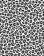 Monochromatic Abstract Animalistic Spots Rug