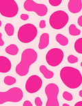 Bright Pink Blob Pattern Rug