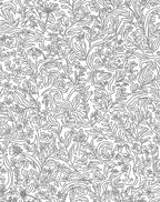 Botanical Line Art Pattern Rug
