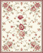 Vintage Floral Vine Pattern Rug