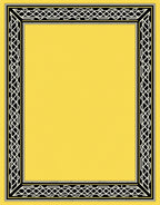 Black White Geometric Border Rug