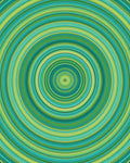 Concentric Circles Geometric Rug