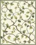 Vine Leaf Nature Pattern Rug