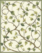 Vine Leaf Nature Pattern Rug