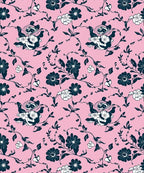 Charming Floral Vines Pattern Rug