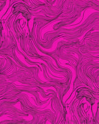 Vibrant Pink Abstract Swirl Pattern Rug