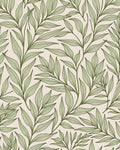 Green Leafy Vine Pattern Rug