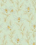 Delicate Floral Leaf Pattern Rug